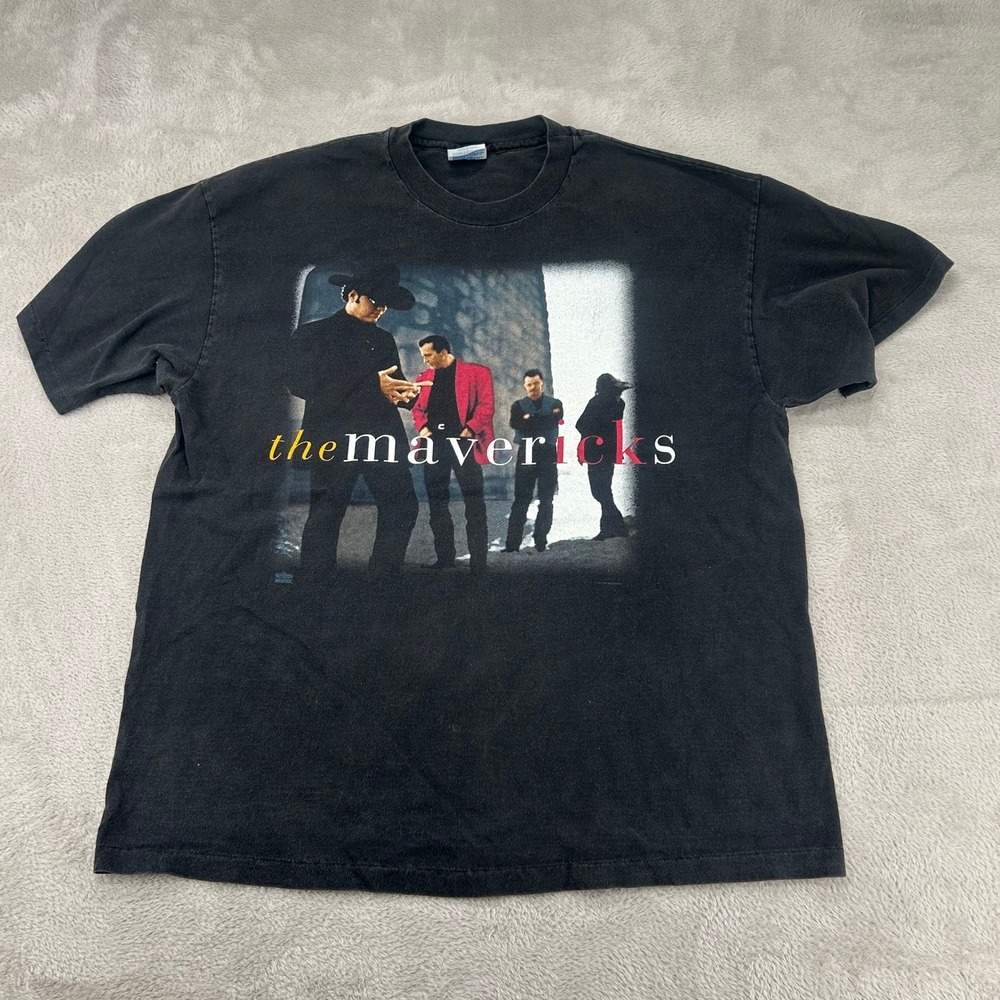 VTG 90s Hanes The Mavericks What A Crying Shame 1994 Tour Shirt Mens XL Black